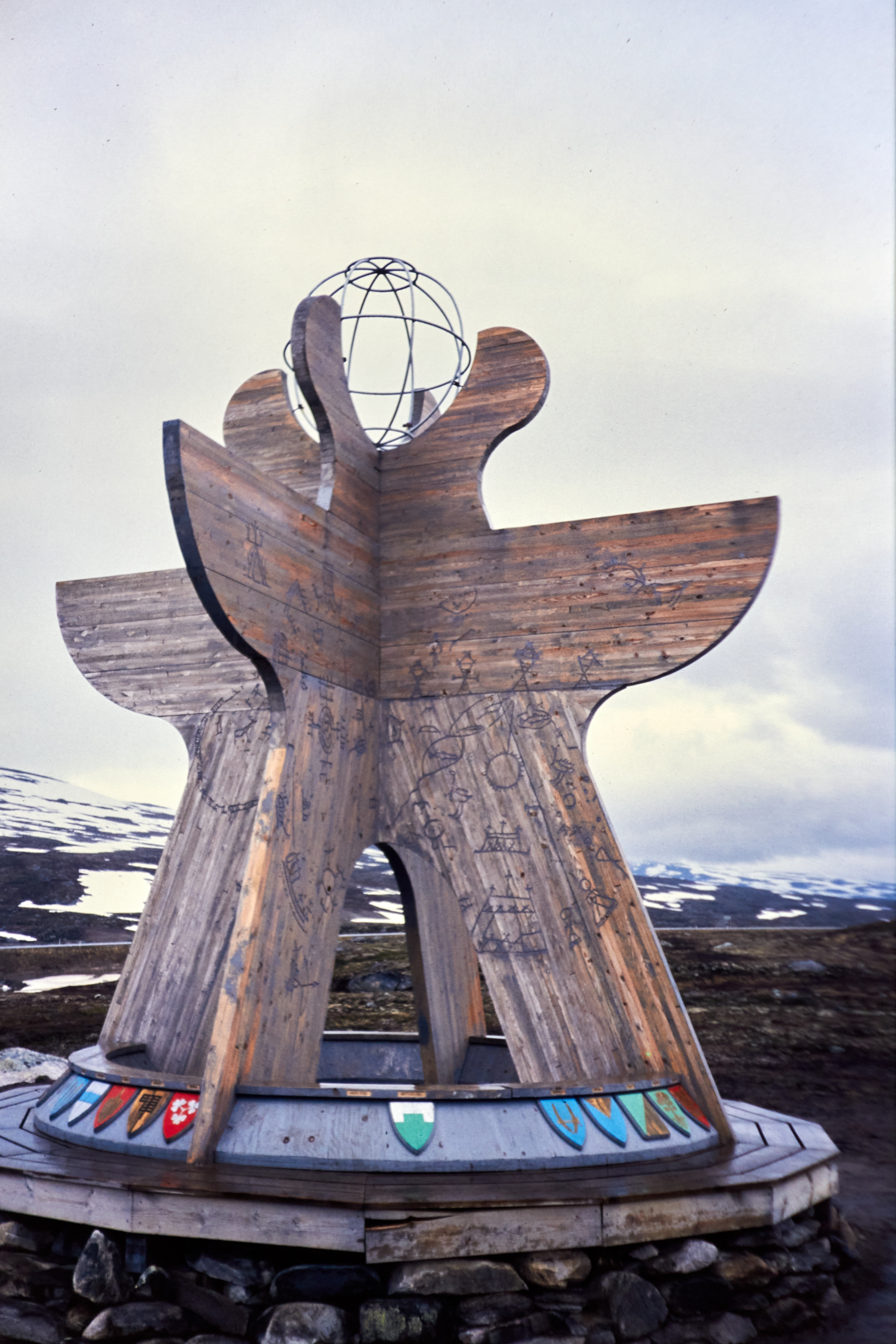 Denkmal am Polarkreis