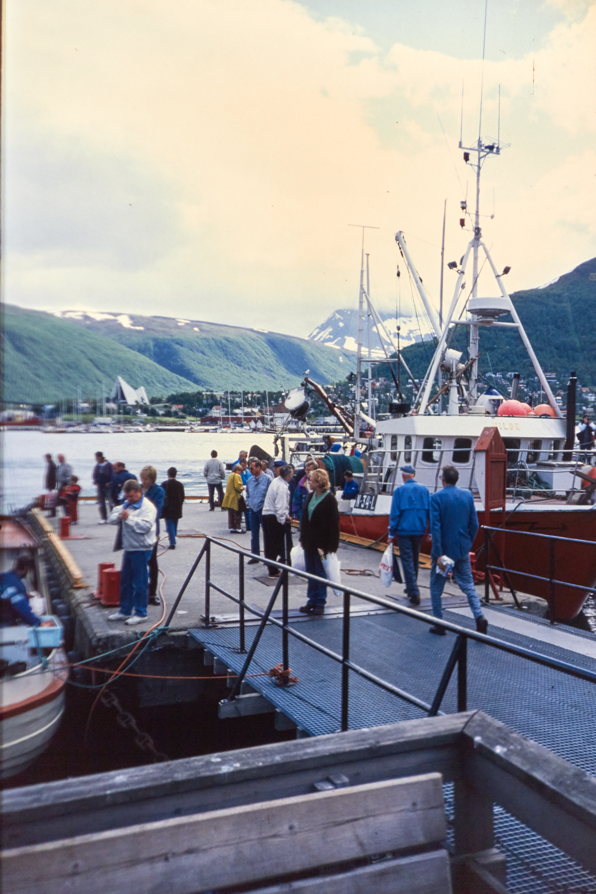 Der Hafen von Tromsø