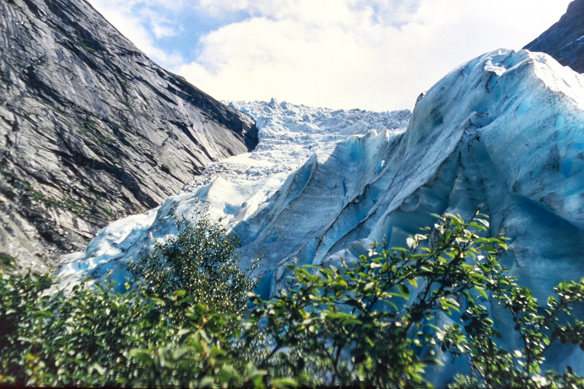 Der Gletscher ist gewachsen