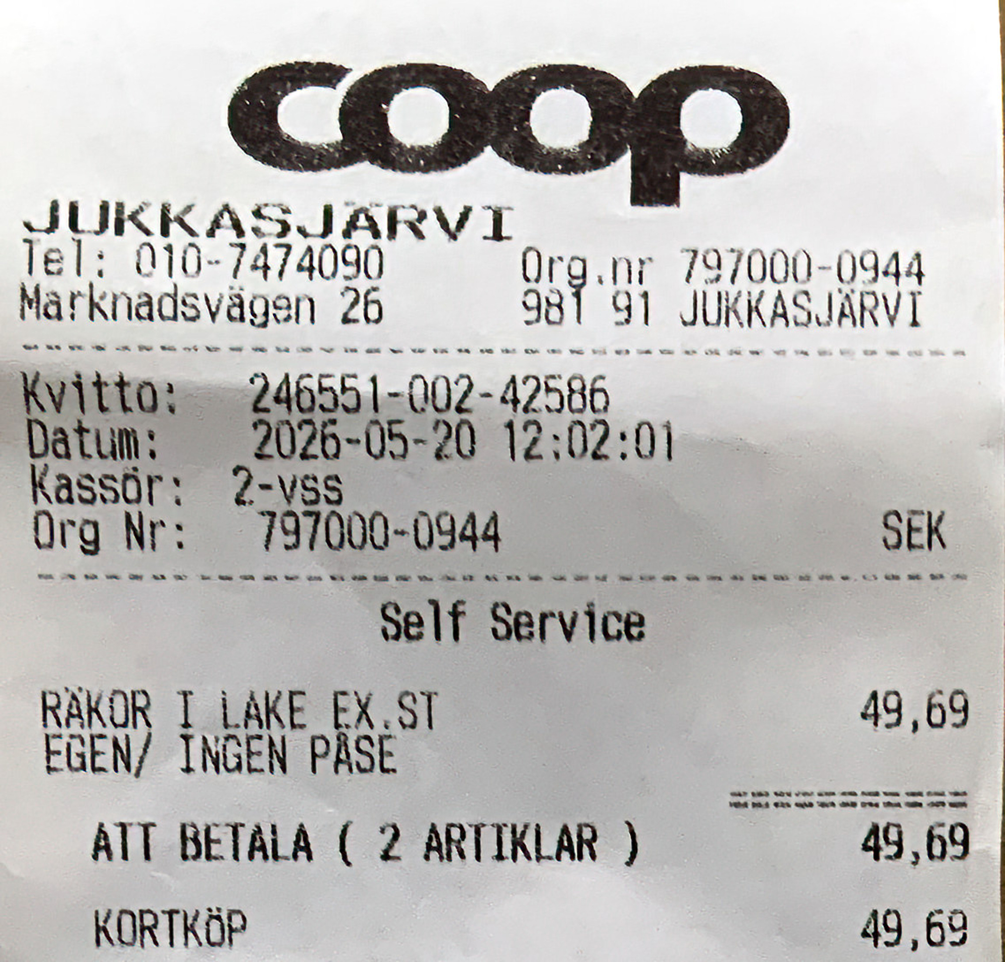 Einkaufen in Jukkasjärvi