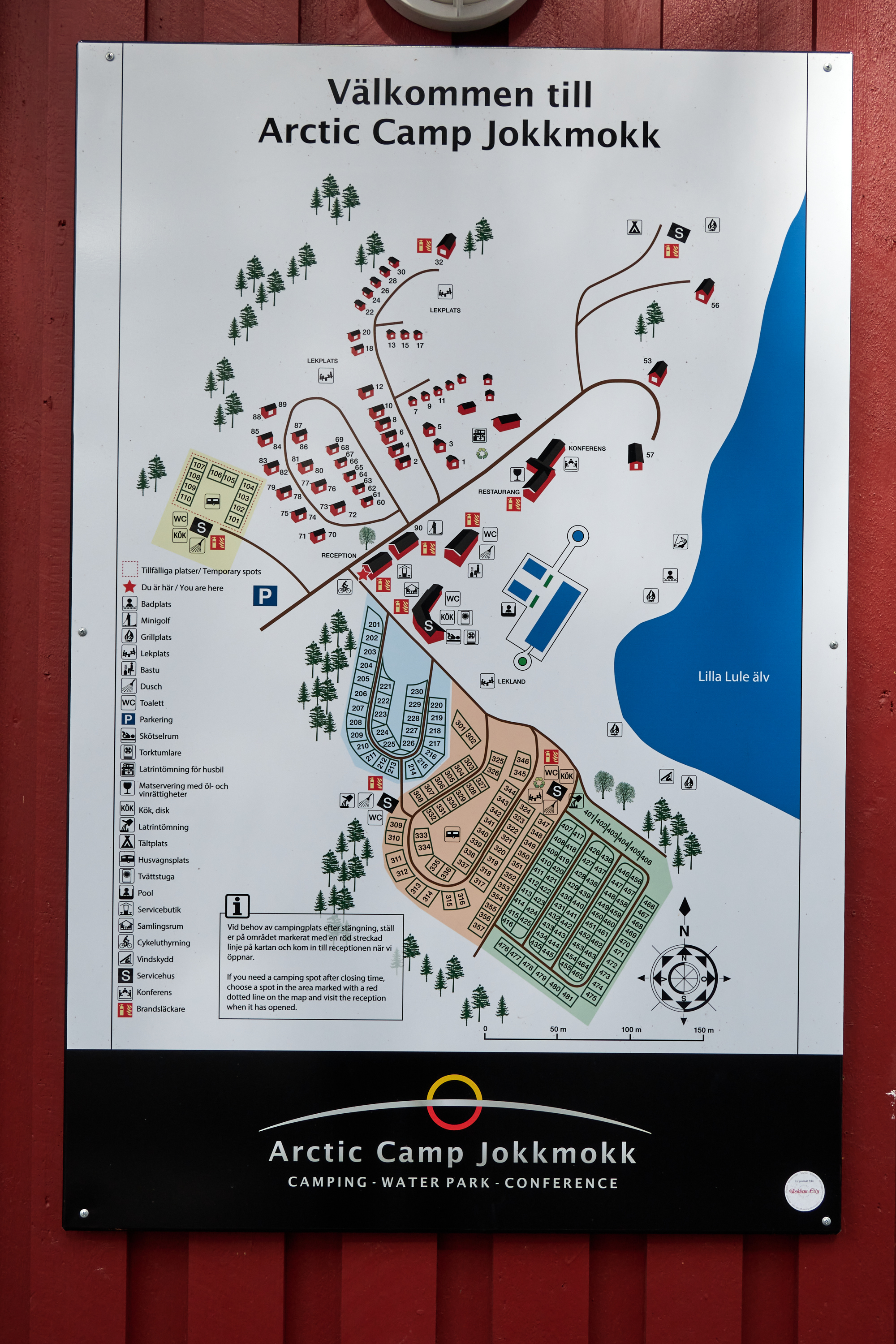 Das Artic-Camp in Jokkmokk