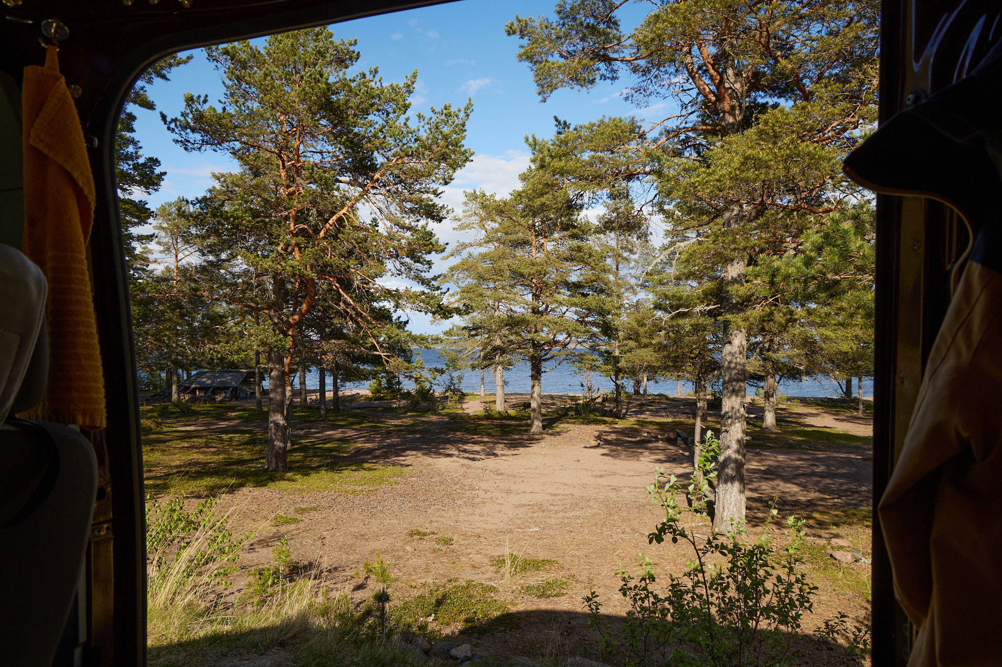 Ausblick aus BigBear. Ostsee eben.