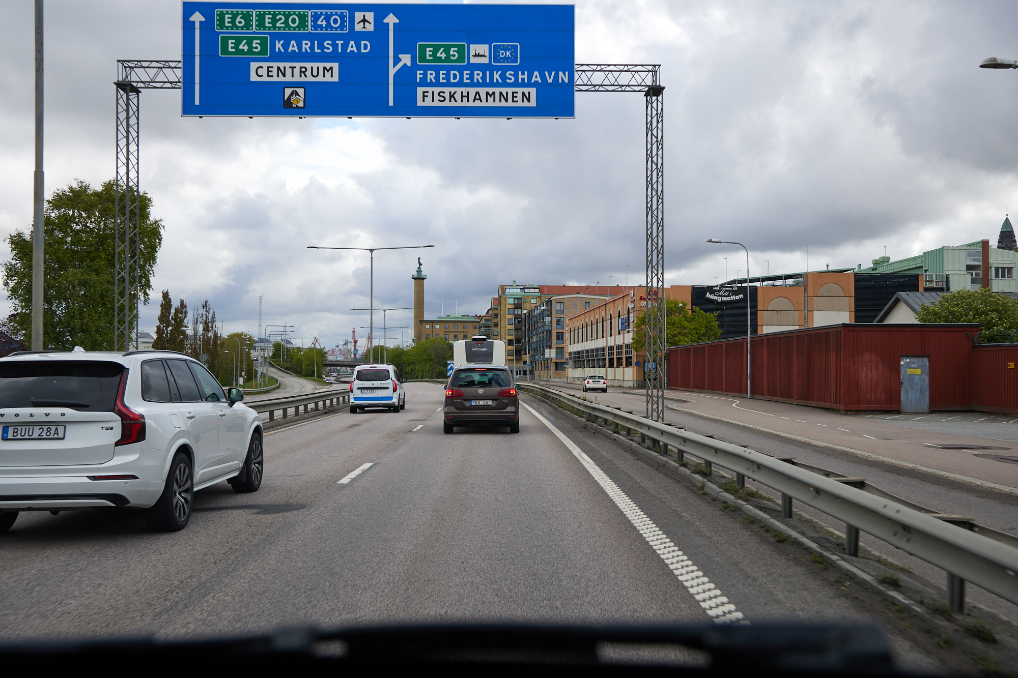 Fahrt durch Göteborg
